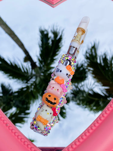 Halloween Hello Kitty Pumpkin Rhinestone Pen