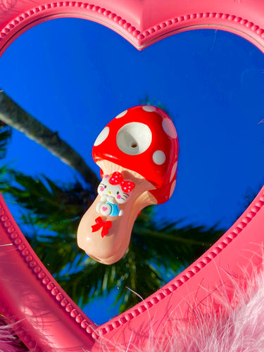 Hello Kitty Mushroom Ceramic 🍄 READY TO SHIP