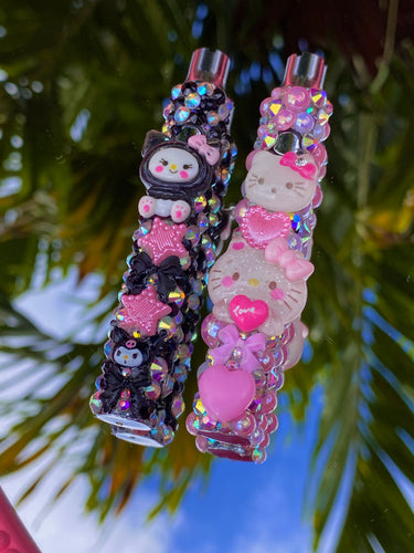 Kuromi&Hello Kitty Bestie duo Rhinestone Pens