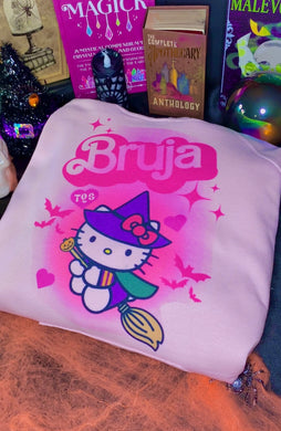 Pink Hello Kitty Bruja Hoodies (PREORDER ONY)