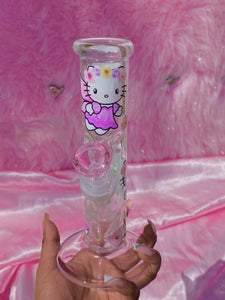 Hello Kitty Fairy🧚‍♀️ Straight Tube Glass (handmade)