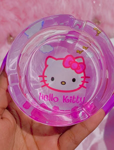 Hello Kitty Glass Ashtray