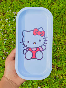 White Hello Kitty Rolling Tray