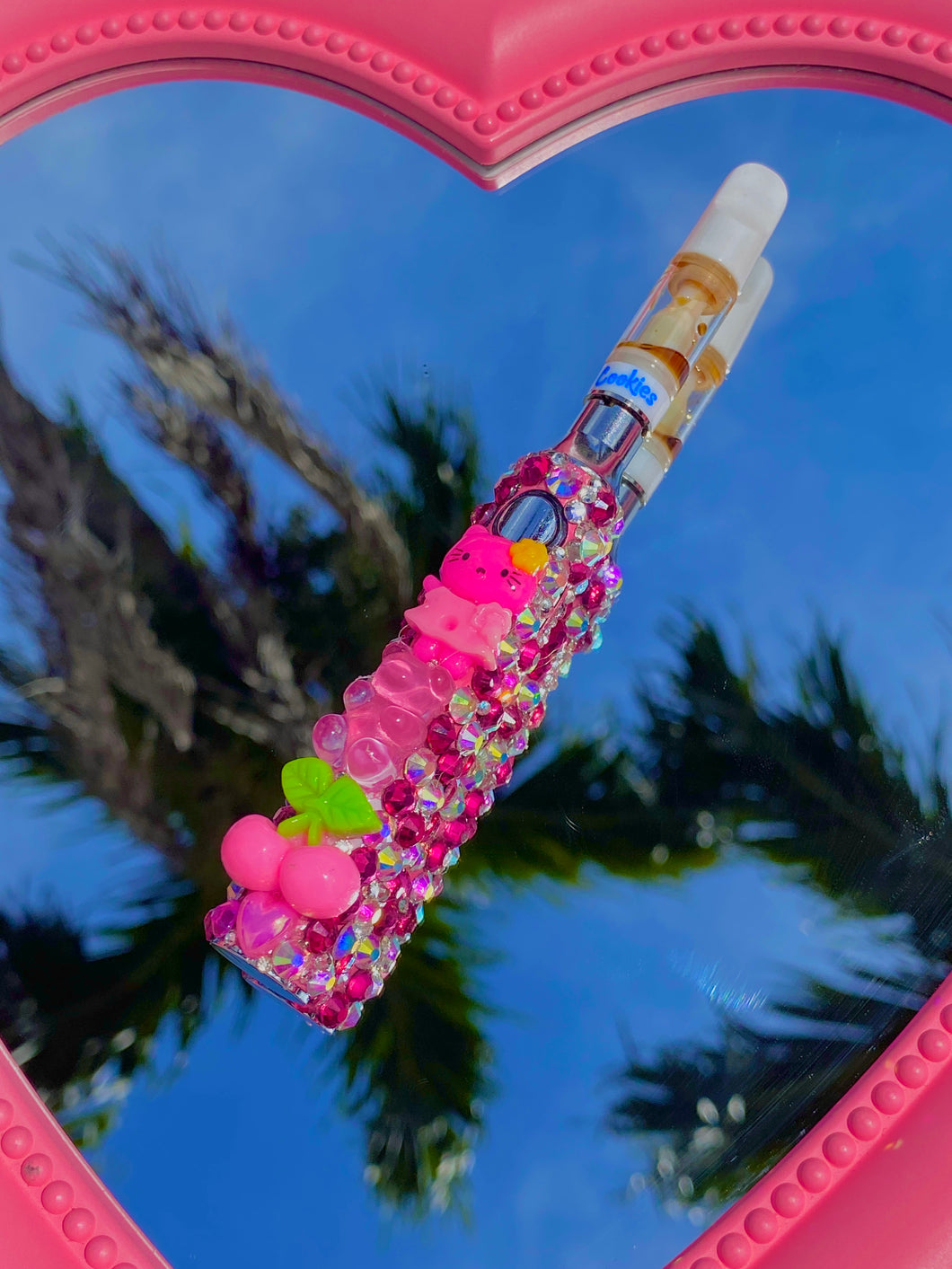 Pink Cherry Hello Kitty Rhinestone Pen
