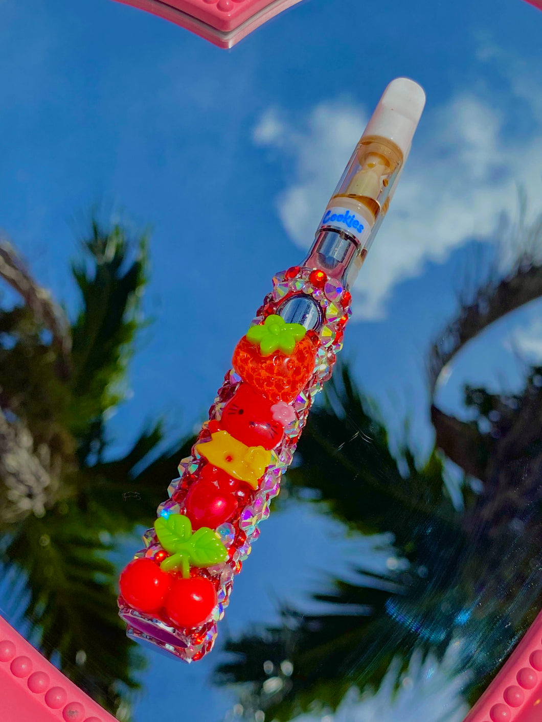 Red Cherry  Hello Kitty Rhinestone Pen