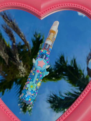 Fairy Baby Blue Hello Kitty Rhinestone Pen