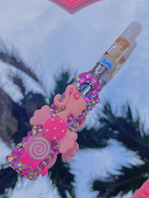 Pink Barbie Rhinestone Pen