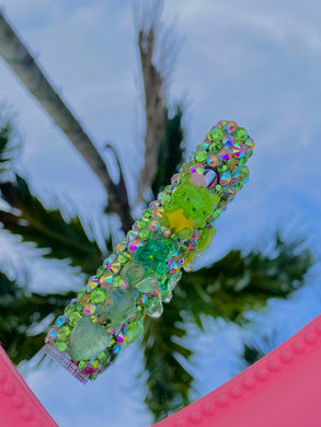 Lime Green Hello Kitty Rhinestone Pen