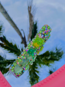 Lime Green Hello Kitty Rhinestone Pen