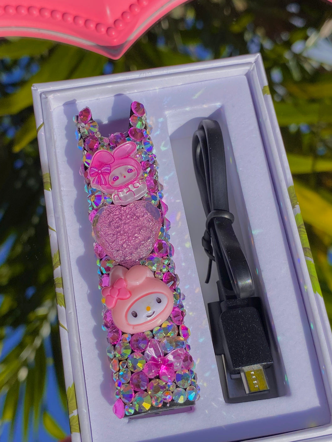 Bedazzled Vape Battery Stiiizy Pink My Melody Bedazzled Vape Battery THE QUEENS STASH Bedazzled Vape Battery Stiiizy Pink My Melody Bedazzled Vape Battery THE QUEENS STASH