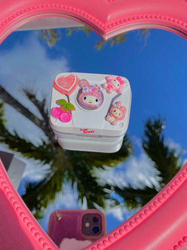 My melody Kawaii Earbuds W/ Charger Pod Case