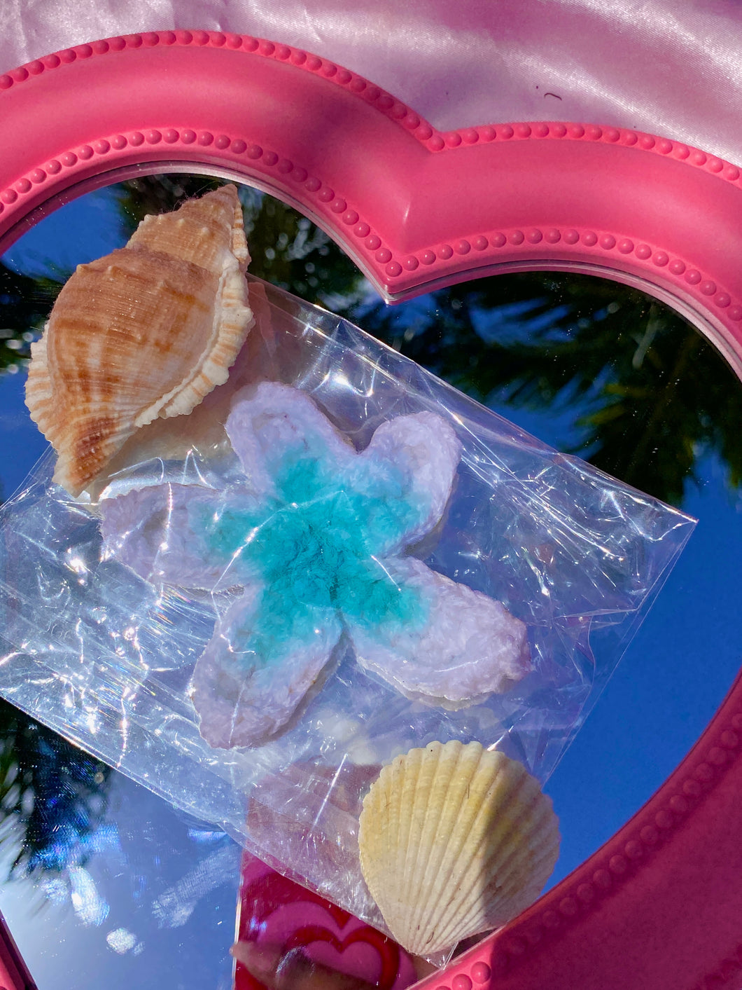 Plumeria Flower Crochet Hair Clip (CHOOSE COLOR ON DROPDOWN)