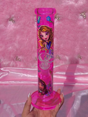 Bratz Fairy Pixies Straight Tube Glass (handmade) Ready To Ship