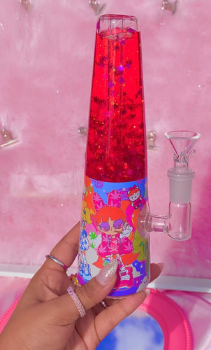 PowerPuff Girls x SANRIO 💗 Lava Light up Glass *Ready to Ship*