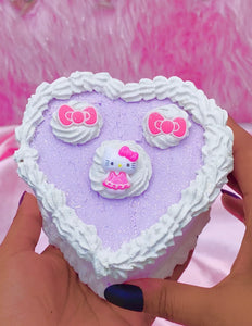 Purple Hello Kitty Faux Cake Stash Box