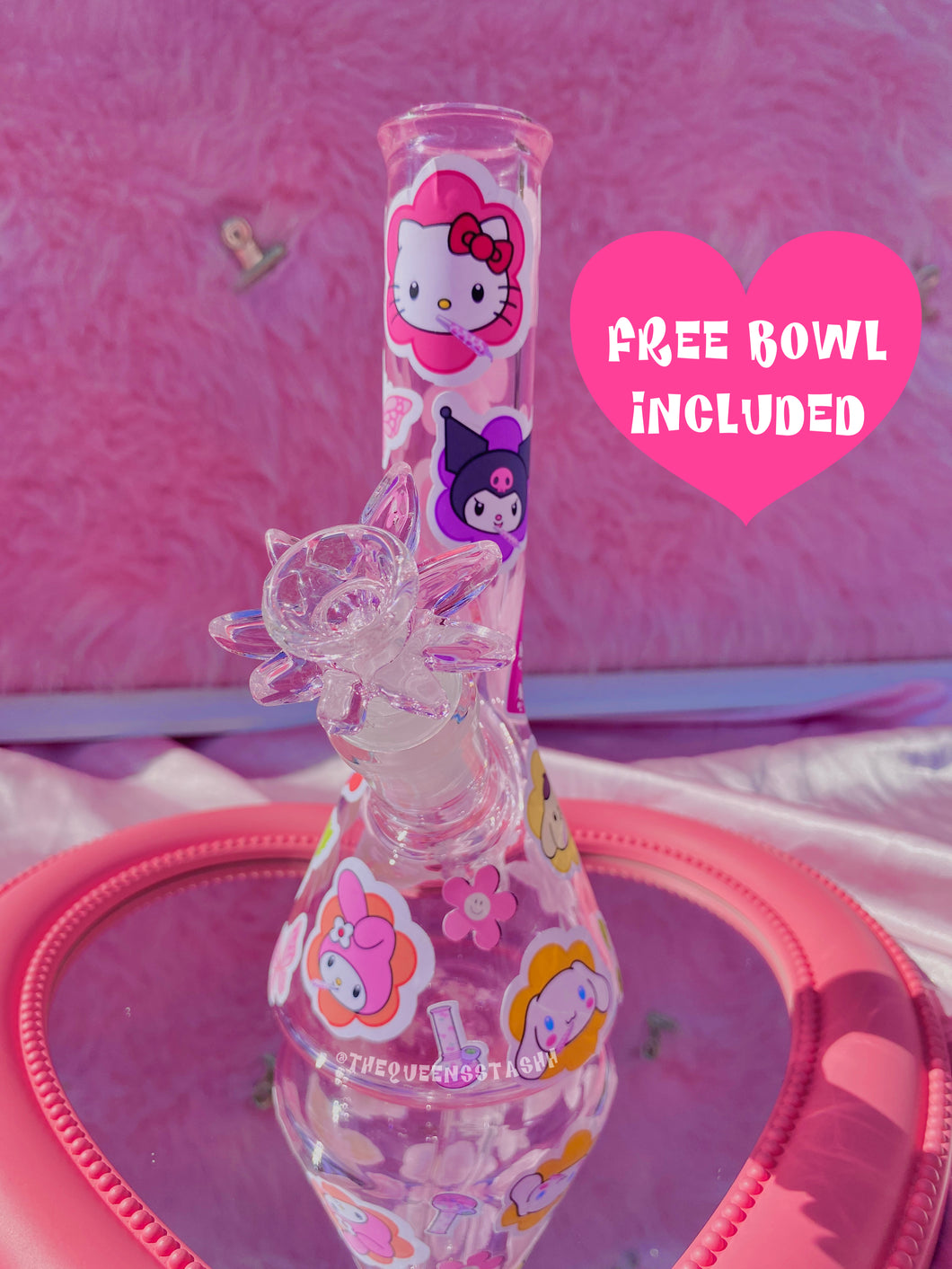 Hello Kitty and Friends👯‍♀️ Bong (handmade) Ready to Ship