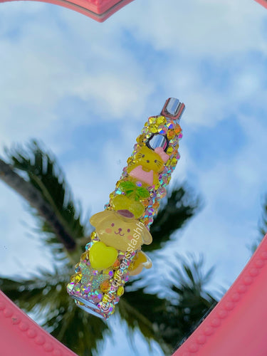 Yellow HK Pompompurin Rhinestone Pen