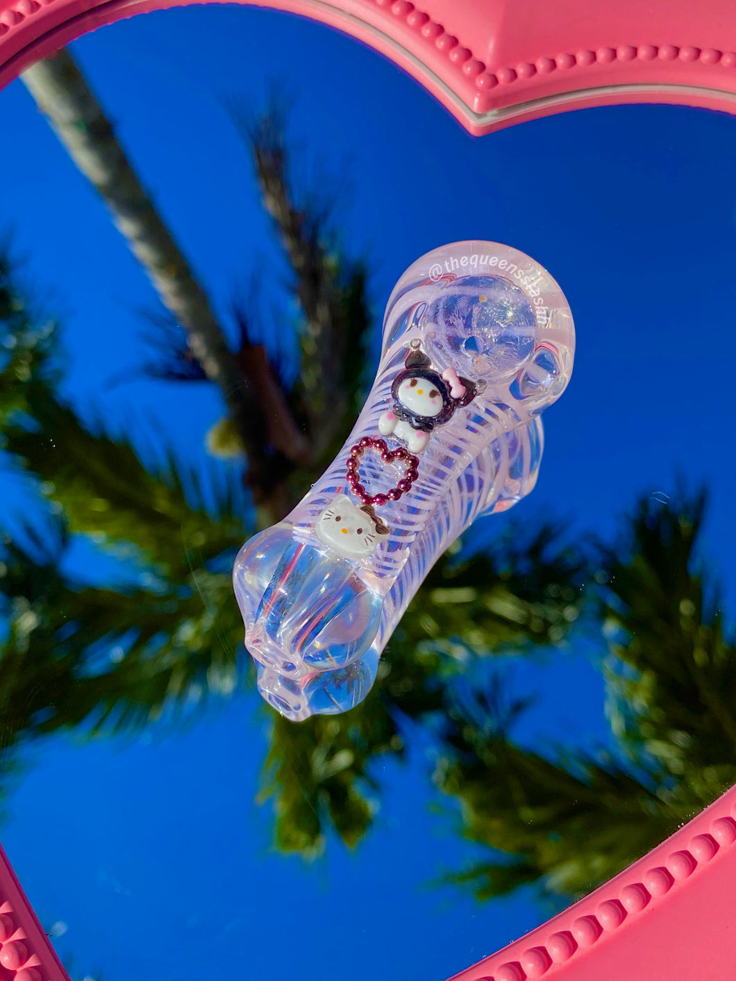Black Kuromi & Hello Kitty Kawaii Mini Pipe