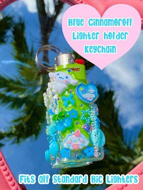 Blue Cinnamoroll Lighter Case Junked Keychain(STANDARD SIZE)