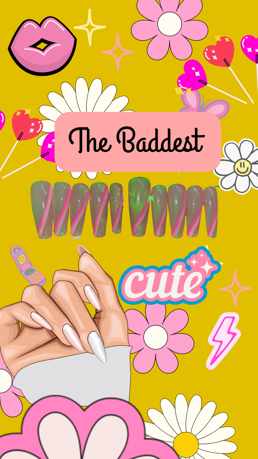 The Baddest Press Ons