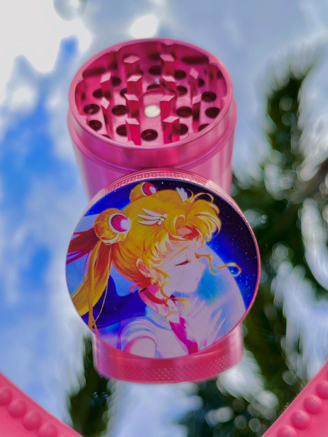 Pink Aesthetic Sailor Moon Herb Grinder - 45MM (SMALL)