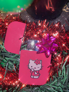 Hello Kitty Pink Flame Windproof Lighter