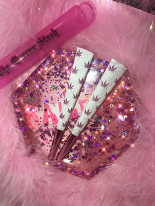 PINK WEED LEAF PREROLL CONES (PACK OF 8)