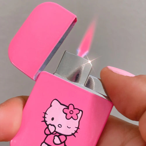 Hello Kitty Pink Flame Windproof Lighter