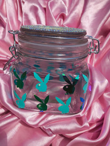 Playboy Bunny Blue Stash Jar